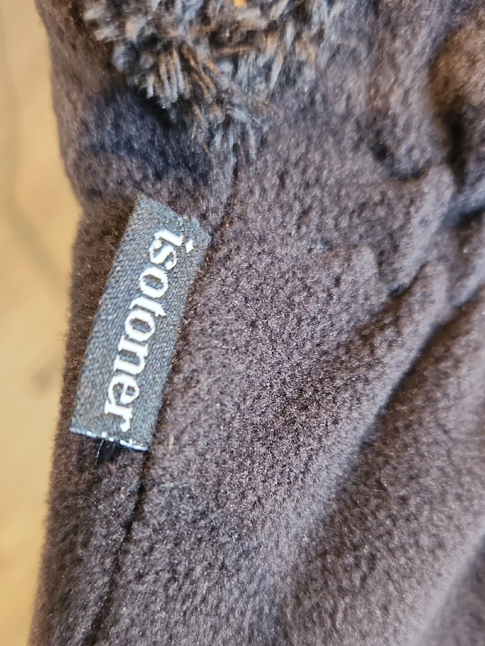 NWT Isotoner SmartDri Black Fleece Gloves w/Plush Faux Fur Lining Women's 1SZ - Picture 3 of 7
